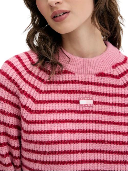 Maglione corto a righe Tommy Jeans | DW0DW21677THC